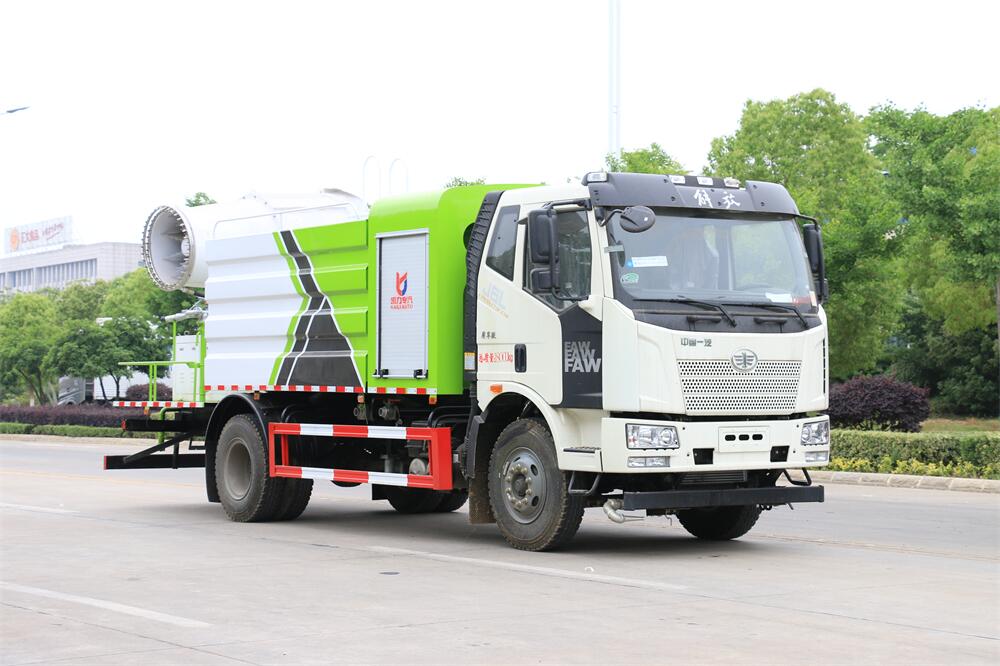12噸多功能抑塵車-解放J6國六12立方大型多功能抑塵車廠家價(jià)格
