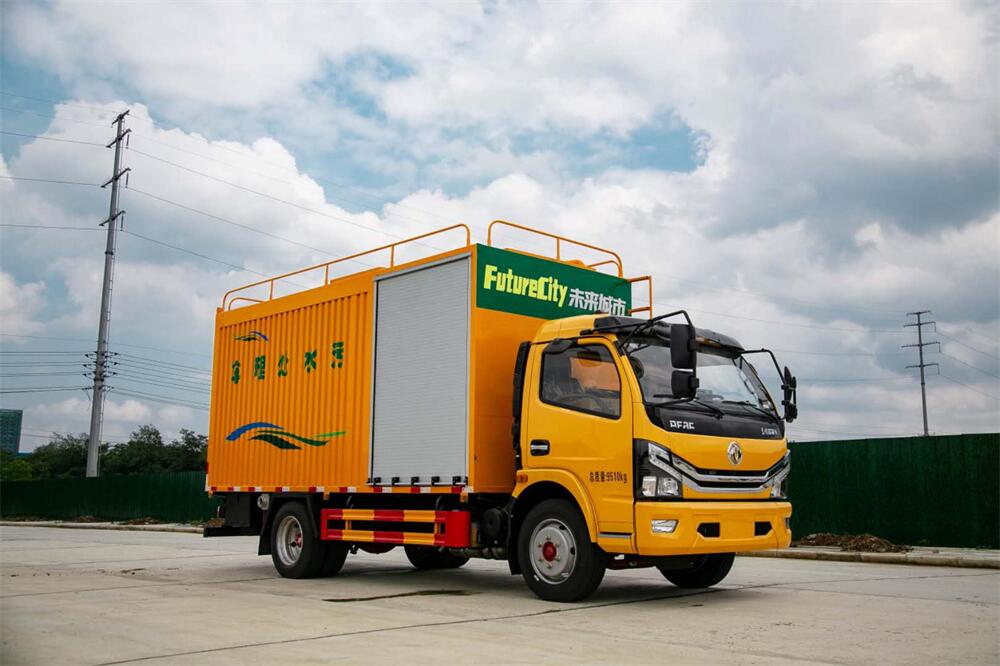 污水處理車(chē)-程力國(guó)六雙疊螺機(jī)污水處理車(chē)干濕分離廠(chǎng)家價(jià)格